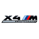 Genuine BMW Gloss Black Trunk Emblem - F98 X4M Competition