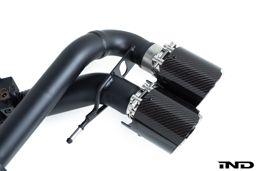 Eisenmann Valved Black Series Performance Exhaust + Carbon Tip Set - F95 X5M | F96 X6M