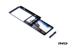 Genuine BMW 50th Anniversary M License Plate Frame logo detail