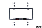 Genuine BMW 50th Anniversary M License Plate Frame top view