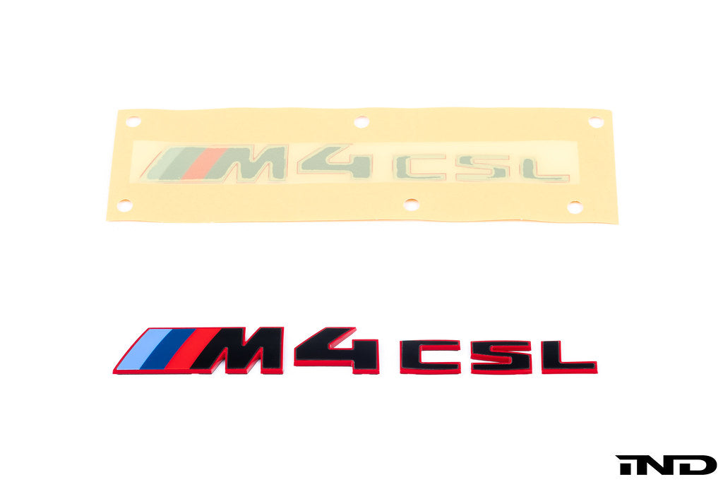 BMW CSL Trunk Emblem - G82 M4