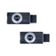 Genuine BMW M 50 Year Anniversary Heritage LED Door Projector Light Kit - 50mm