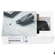 Genuine BMW M Performance Carbon with Tri-Color Stitched Alcantara Key Case