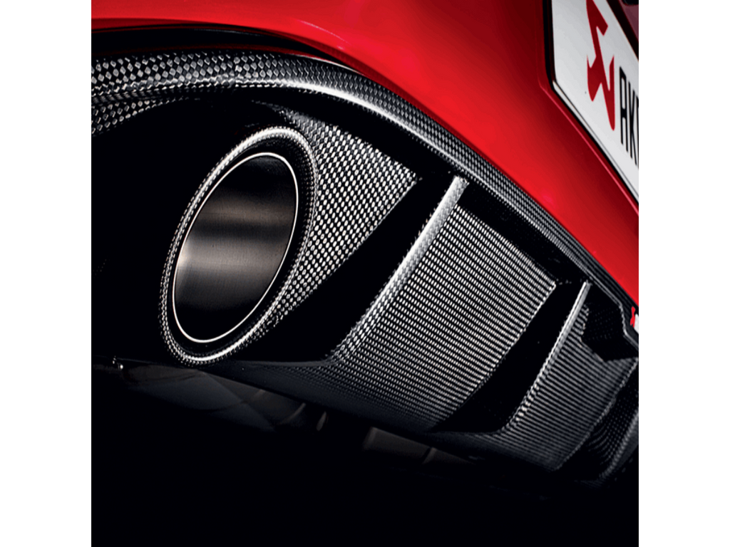 Akrapovic Evolution Titanium Exhaust System with Carbon Tail Pipe Set - Golf GTI MK7