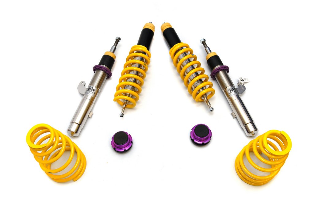 KW Suspensions V3 Coilover Kit - BMW F15 X5 with air suspension on rear axle, equipped with EDC includes EDC cancellation kit