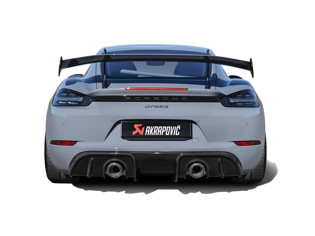 Akrapovic Gloss Carbon Rear Diffuser - 718 Cayman GT4 RS 982