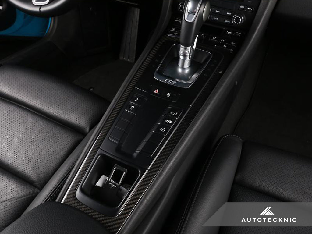 AutoTecknic Dry Carbon Fiber Interior Trim - Porsche 718 Cayman | Boxster