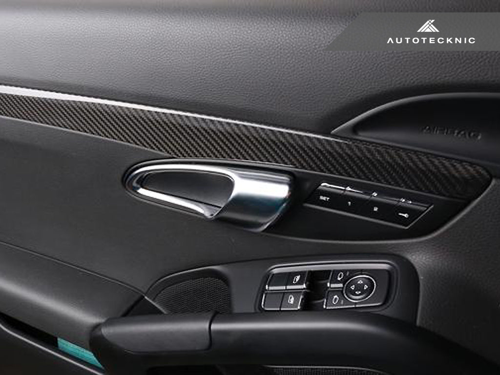 AutoTecknic Dry Carbon Fiber Interior Trim - Porsche 718 Cayman | Boxster