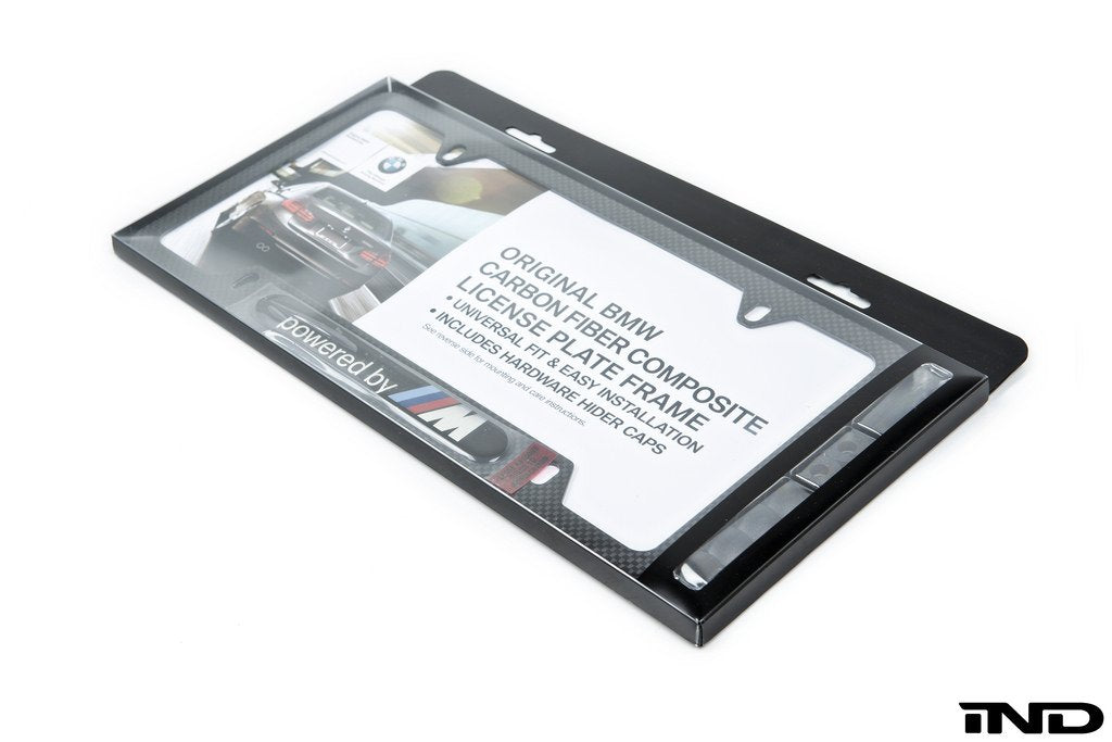 BMW "Powered By M" Carbon License Plate Frame
