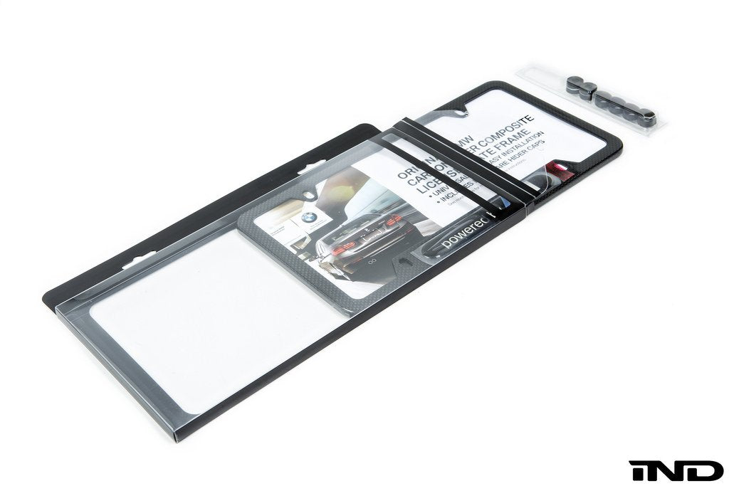 BMW "Powered By M" Carbon License Plate Frame