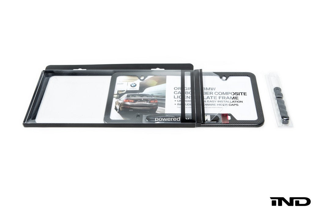 BMW "Powered By M" Carbon License Plate Frame