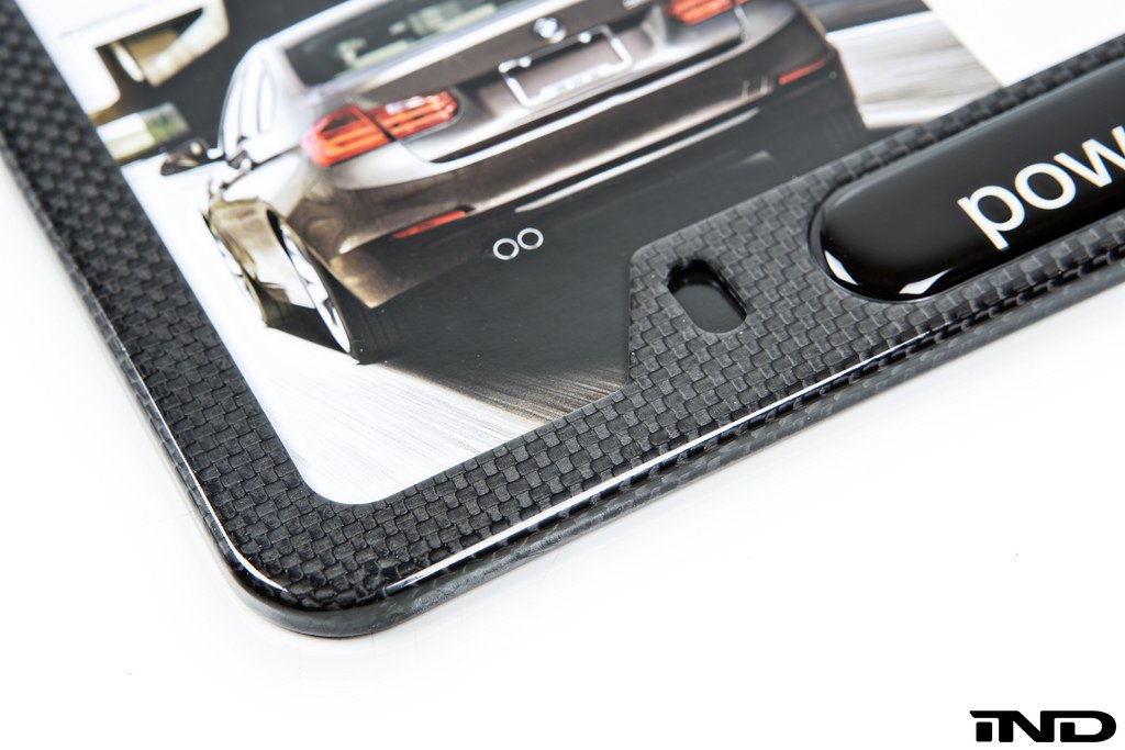 BMW "Powered By M" Carbon License Plate Frame