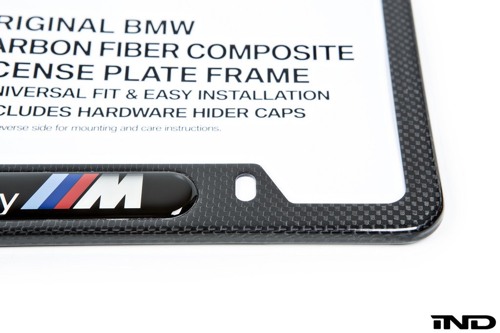 BMW "Powered By M" Carbon License Plate Frame