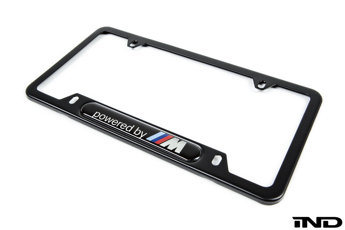 BMW "Powered by M" License Plate Frame