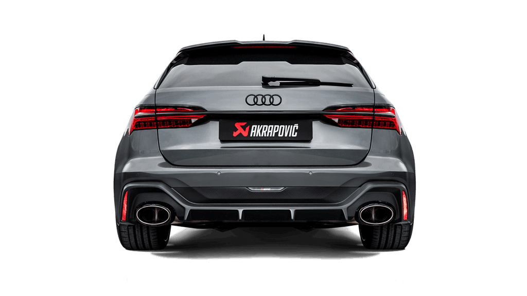 Akrapovic Evolution Titanium Exhaust System w/ Carbon Tips - Audi C8 RS6 / RS7