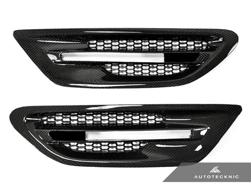 AutoTecknic Replacement Carbon Fiber Fender Vents - F10 Sedan | M5