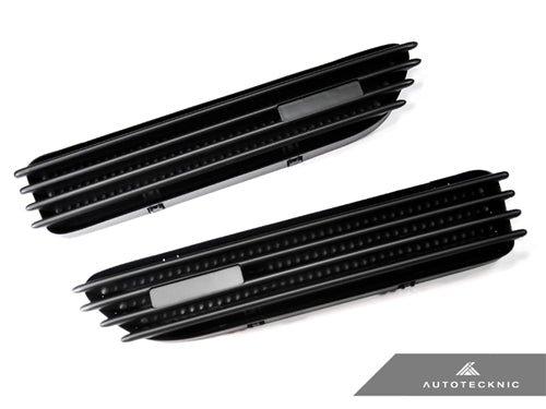 AutoTecknic Replacement Stealth Black Fender Gills - E46 Coupe & Cabrio | M3