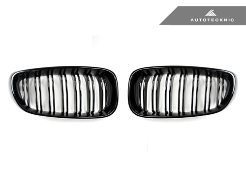 AutoTecknic Dual-Slats Glazing Black Front Grille Set - F34 3-Series Gran Turismo