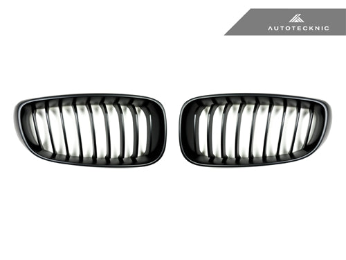 AutoTecknic Stealth Black Front Grille Set - F34 3-Series Gran Turismo