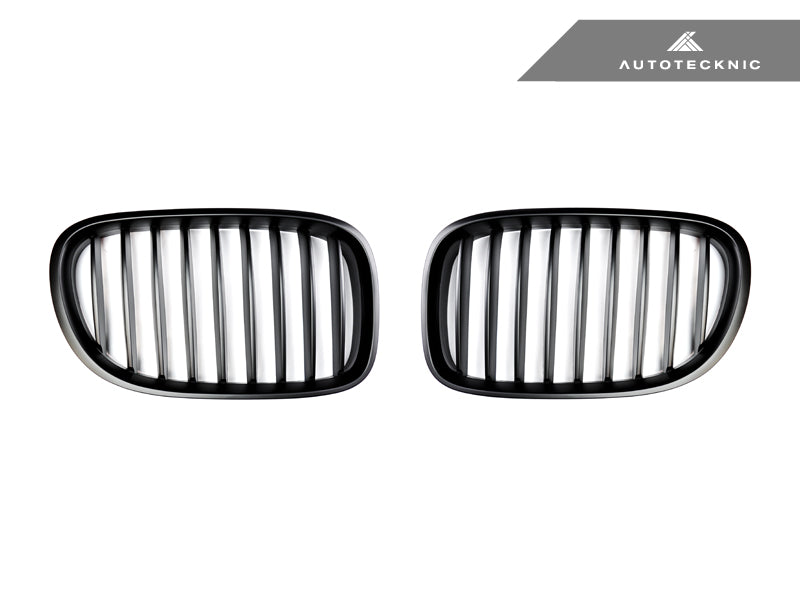 AutoTecknic Stealth Black Front Grille Set - F01/ F02 7-Series LCI