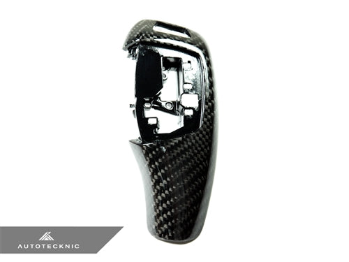 AutoTecknic Carbon Fiber Gear Selector Cover - BMW Automatic Transmission Equipped Only