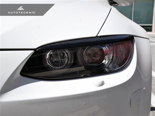 AutoTecknic Stealth Black Headlight Covers - BMW E92/ E93 (pre-facelift) 3 Series Coupe/ Convertible & M3 - AutoTecknic USA