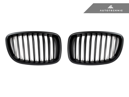 AutoTecknic Replacement Stealth Black Front Grilles - F07 5-Series Gran Turismo - AutoTecknic USA
