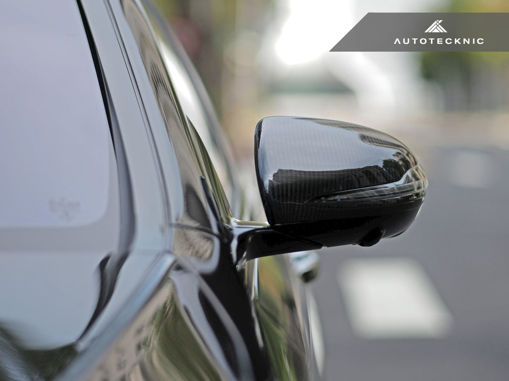 AutoTecknic Replacement Version II Dry Carbon Mirror Covers - Mercedes-Benz W213 E-Class