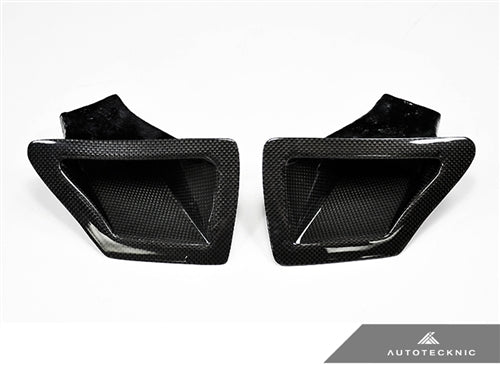 AutoTecknic Dry Carbon Dual Air Ducts - Nissan 370Z