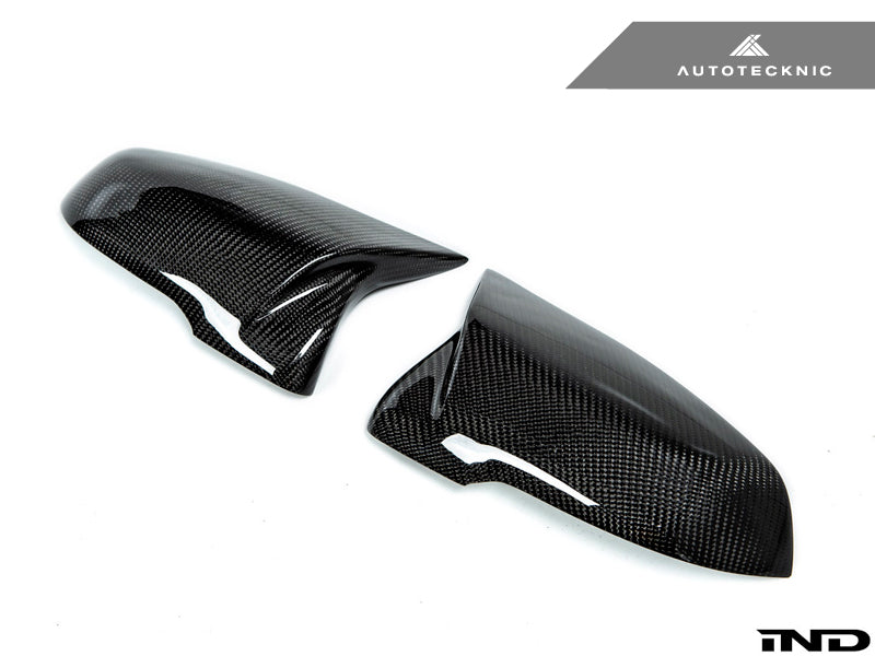 AutoTecknic M-Inspired Carbon Fiber Mirror Covers - F40 1-Series, F44 2- Series Gran Coupe