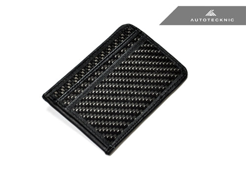 AutoTecknic Carbon Fiber Leather Bill Card Holder