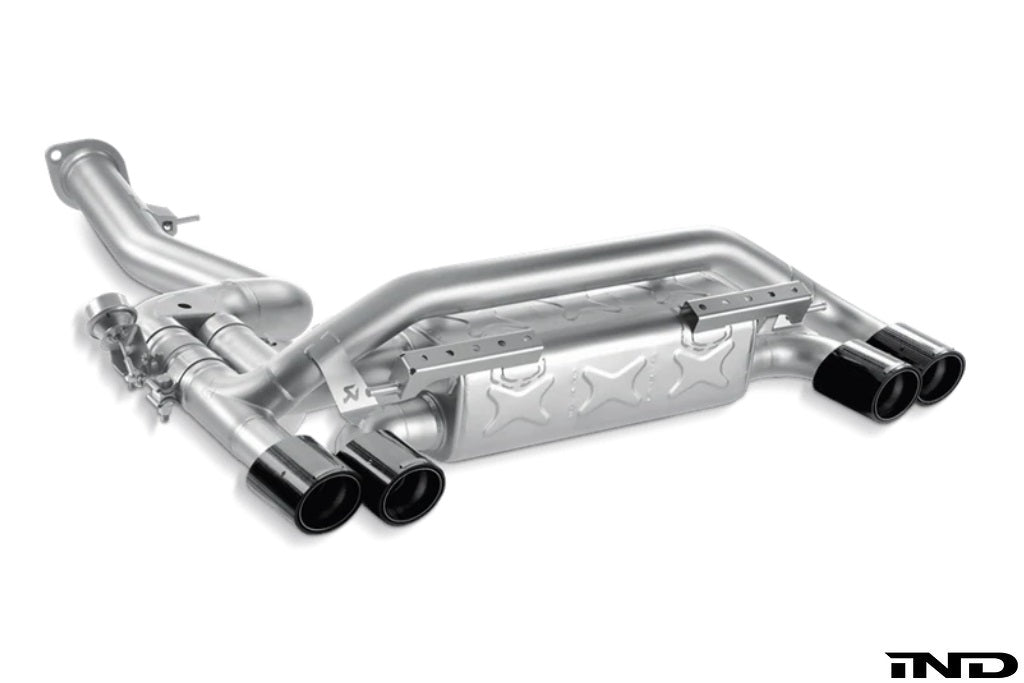 Akrapovic Slip-On Titanium Exhaust System with Carbon Tail Pipe Set - E82 1M Coupe