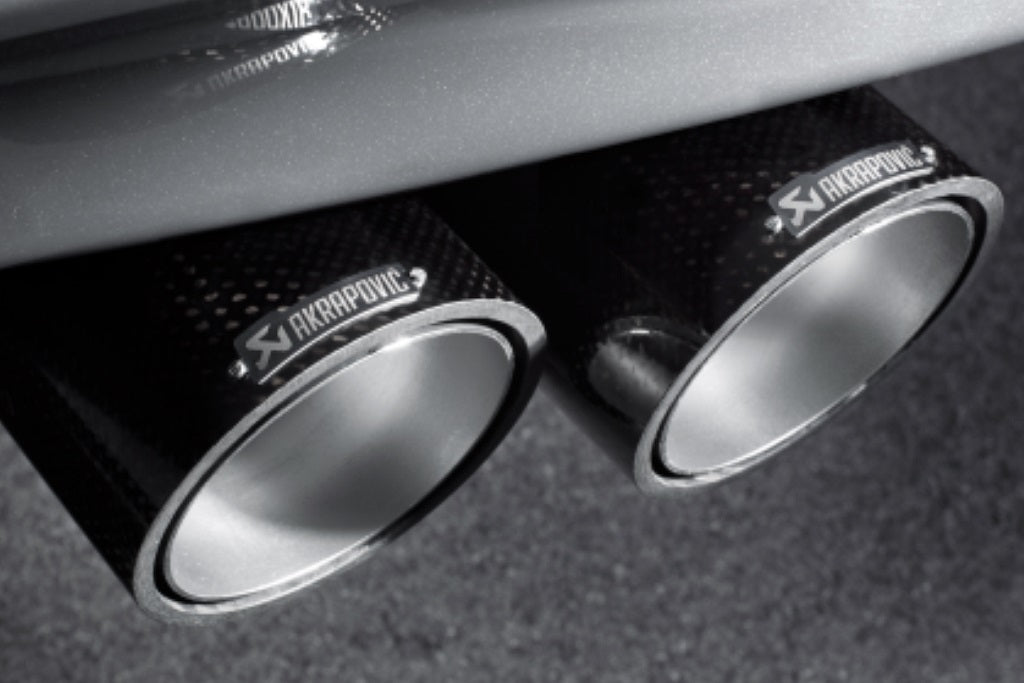 Akrapovic Slip-On Titanium Exhaust System with Carbon Tail Pipe Set - E82 1M Coupe