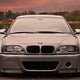 AutoTecknic Stealth Black Front Grille Set - BMW E46 3-Series Coupe Pre-Facelift | M3