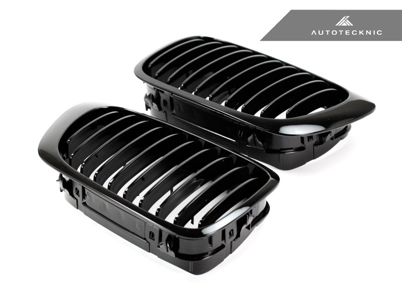 AutoTecknic Replacement Glazing Black Front Grilles - E46 3-Series Coupe Pre-Facelift | M3 - AutoTecknic USA