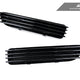 AutoTecknic Replacement Glazing Black Fender Gills - BMW E46 M3