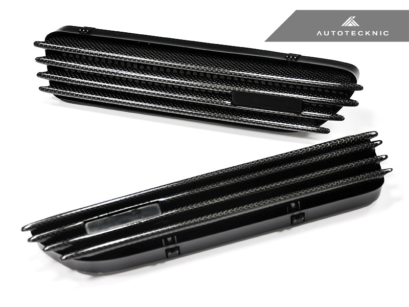 AutoTecknic Replacement Carbon Fiber Fender Gills - E46 Coupe & Cabrio | M3