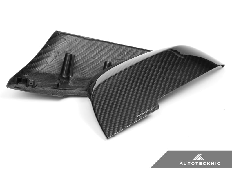 AutoTecknic Replacement Dry Carbon Mirror Covers - E84 X1 | F20 1-Series | F22 2-Series | F30 3-Series | F32/ F36 4-Series | F87 M2 - AutoTecknic USA