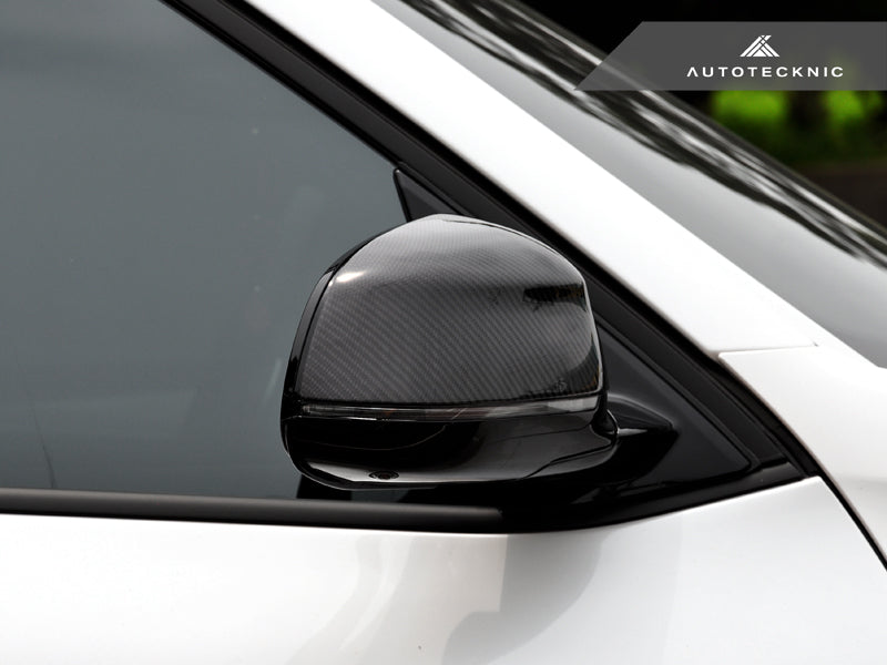 AutoTecknic Replacement Carbon Fiber Mirror Covers - BMW F25 X3 LCI | F26 X4 | F15 X5 | F16 X6