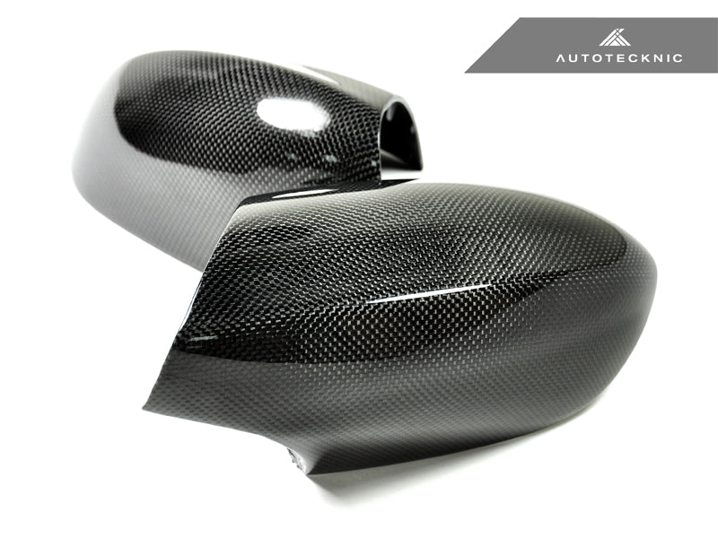 AutoTecknic Replacement Carbon Fiber Mirror Covers - BMW E90/ E92/ E93 M3 | E82 1M