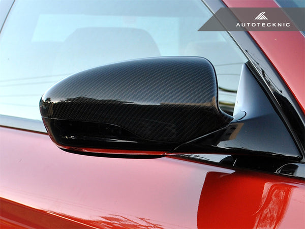 Carbon Fiber Mirror Covers For BMW 5-Series F10 2011-2013 - Left & Right Set Pre-LCI Models