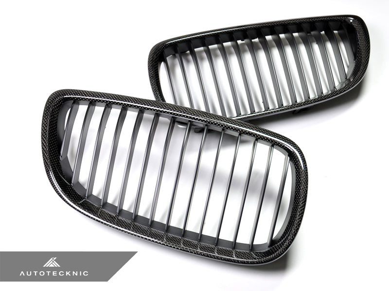 AutoTecknic Carbon Front Grille Set - E92/ E93 3-Series Including E9X M3