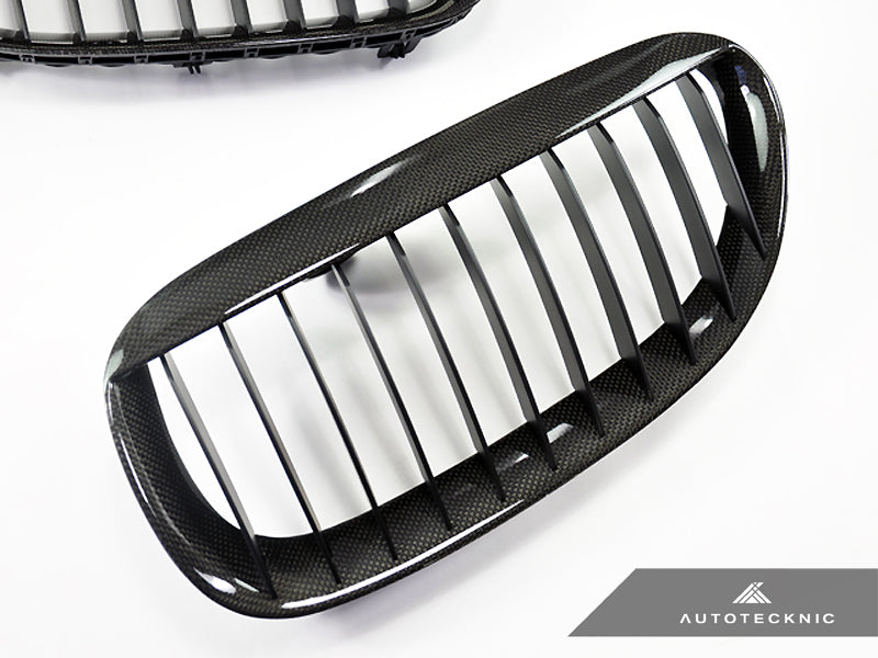 AutoTecknic Carbon Fiber Front Grille Set - E63/ E64 6-Series & M6