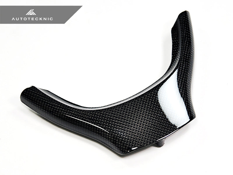 AutoTecknic Carbon Fiber Steering Wheel Trim - F10 5-Series | F07 5-Series GT | F01 7-Series Standard Wheel