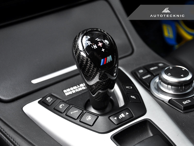 gear stick cover AutoTecknic Carbon Fiber Gear Selector Cover - F85 X5M | F86 X6M