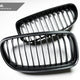 AutoTecknic Stealth Black Front Grille Set - E90 3-Series LCI