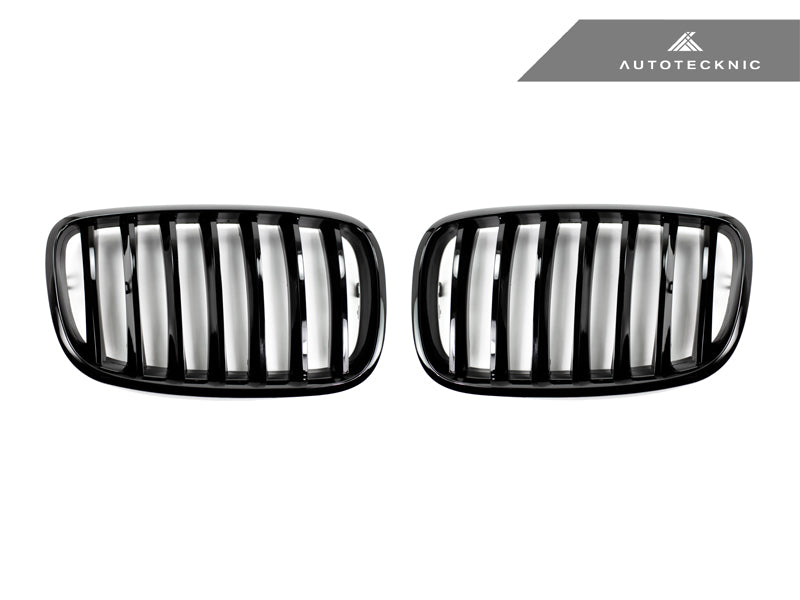 AutoTecknic Replacement Glazing Black Front Grilles - E70 X5 / X5M | E71 X6 / X6M - AutoTecknic USA
