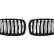 AutoTecknic Glazing Black Front Grille Set - E70 X5 / X5M | E71 X6 / X6M