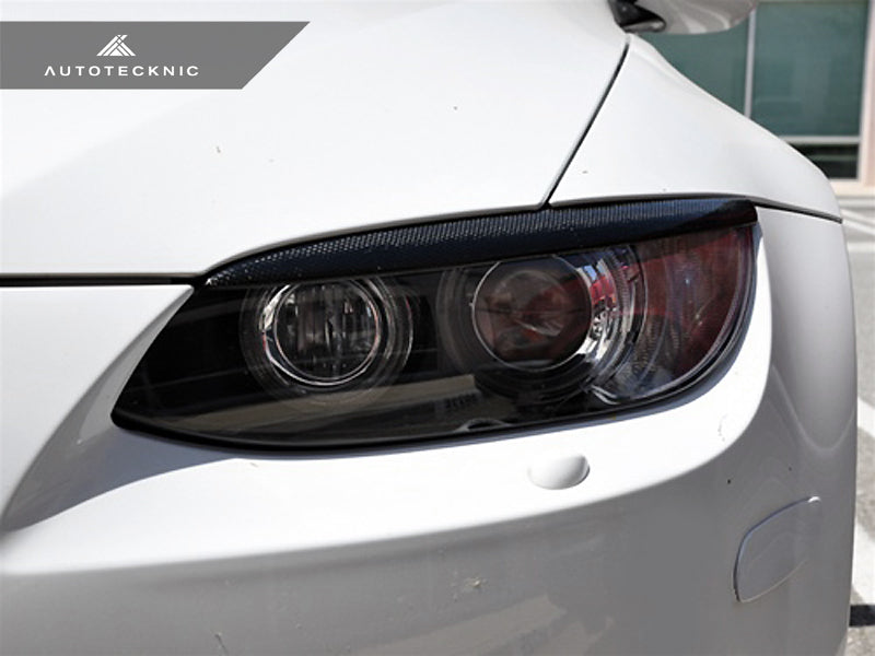 AutoTecknic Carbon Headlight Covers -  BMW E92/ E93 3-Series Coupe/ Convertible & M3 - AutoTecknic USA