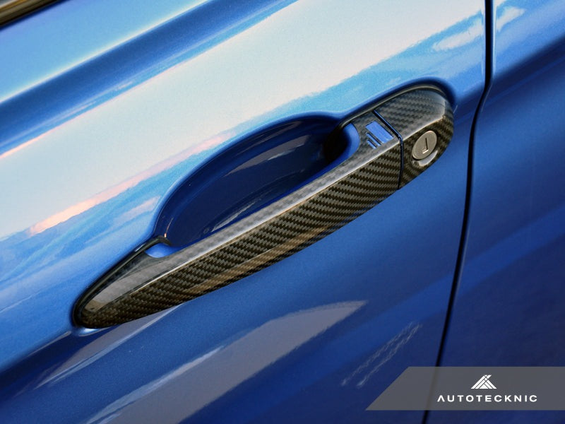 AutoTecknic Dry Carbon Fiber Door Handle Trims - F22/ F23 2-Series